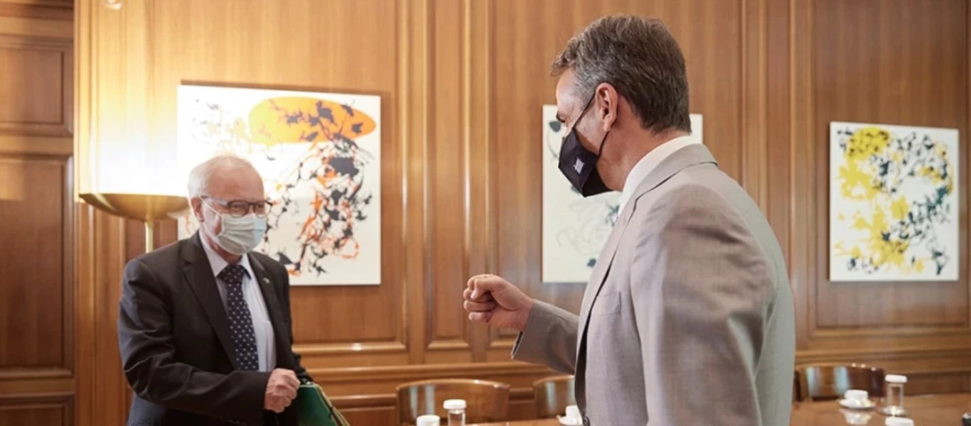 Κ.Μητσοτάκης: Συναντήθηκε με τον πρόεδρο της ΕΤΕπ - Ικανοποίηση για το σχέδιο «Ελλάδα 2.0»